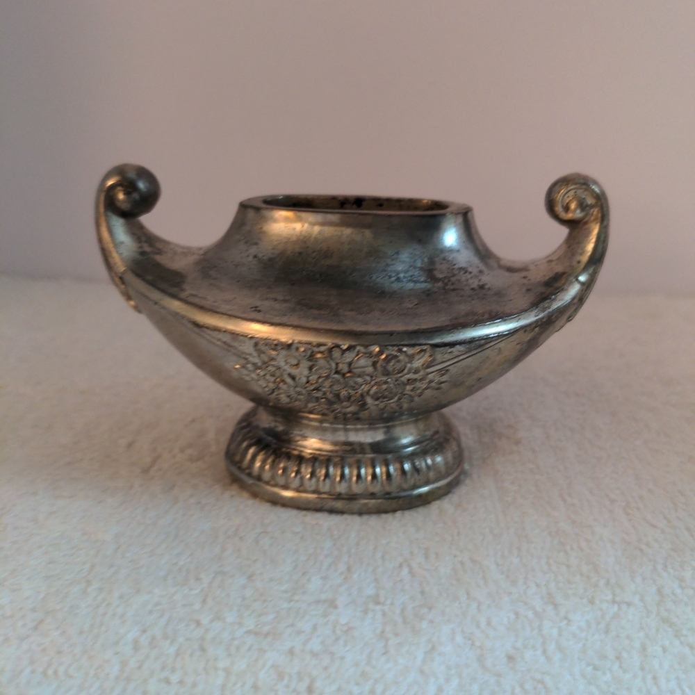 Elegant Silver Decorative Vase